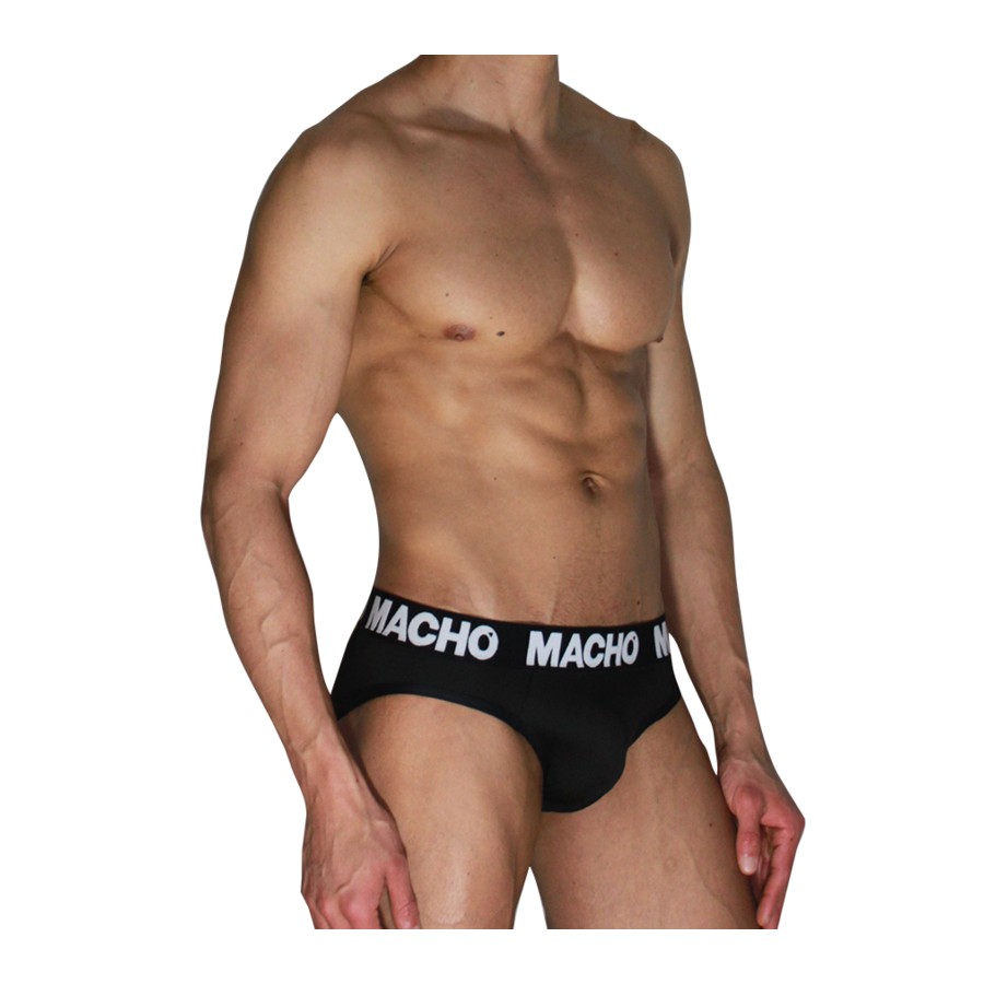 MACHO - MCH007 CLASSIC SLIP NERO + NERO XL